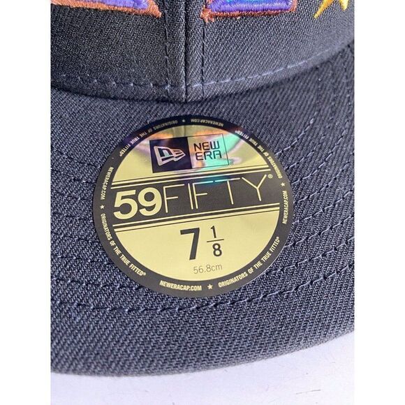 New Era Arizona Diamondbacks Hat Cooperstown Collection Black Sz 7 1/8 NEW - Picture 3 of 15